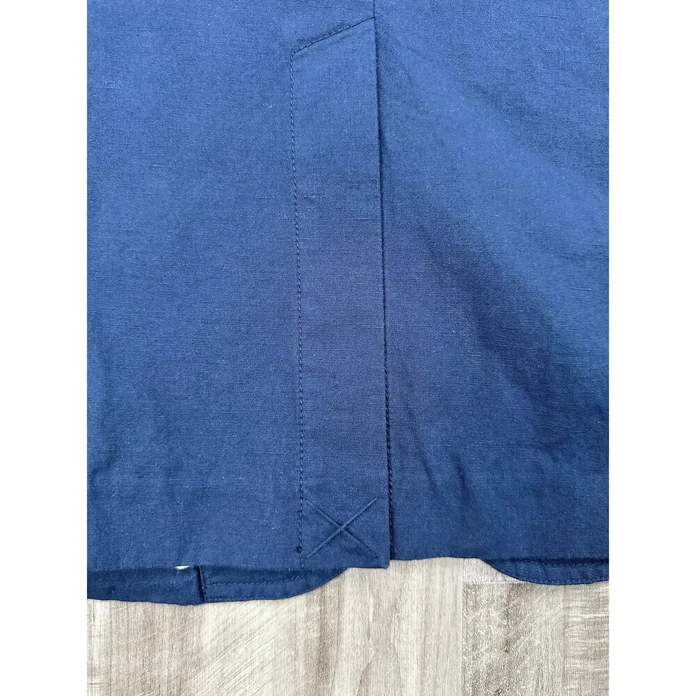 Alex Mill Cotton Linen Cooper Blazer Navy NWT — Size Medium